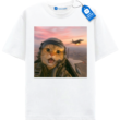 Cool Cat Aviator Tee, Funny Pilot Cat Shirt, Cat Lover T Shirt, Fighter Jet Meme Tee Gift