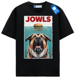 Drooling Saint Bernard, Trendy Dog Lovers Shirt