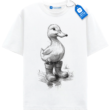 Duck In Boots T Shirt, Cute Rainy Duck Shirt, Funny Animal Drawing Tee