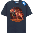 Fire Pitbull Tee, Edgy Dog T Shirt