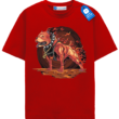 Fire Pitbull Tee, Edgy Dog T Shirt