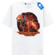 Fire Pitbull Tee, Edgy Dog T Shirt