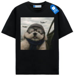Flying Dog T Shirt, Pilot Dog Tee, Dog Lover Gift