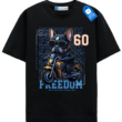 Freedom Ride French Bulldog T Shirt, Motorcycle Dog Lover Tee