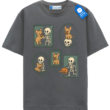 French Bulldog Skeleton Halloween Shirt, Dog Lover Fall Tee