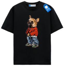 French Bulldog Street Style, Graphic T Shirt Cool Dog Lover Tee