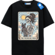 Frenchie Dog Mom Tarot Card T Shirt, French Bulldog Skeleton Tee