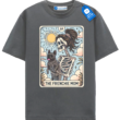 Frenchie Dog Mom Tarot Card T Shirt, French Bulldog Skeleton Tee