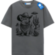 Funny 90s Western Cowboy Corgi Ufo T Shirt, Vintage Dog T Shirt