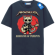 Funny Guitar Cat Tee, Rock Band Cat T Shirt, Cool Music Lover Cat Shirt, Meowtallica Parody Gift Tee