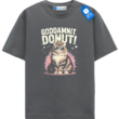 Goddamnit Donut Cat T Shirt, Funny Cat Mom Gift, Cool Sunglasses Cat Tee, Cute Cat Lover Shirt