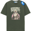 Goddamnit Donut Cat T Shirt, Funny Cat Mom Gift, Cool Sunglasses Cat Tee, Cute Cat Lover Shirt