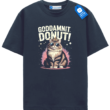 Goddamnit Donut Cat T Shirt, Funny Cat Mom Gift, Cool Sunglasses Cat Tee, Cute Cat Lover Shirt