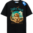 Golden Retriever Beach Shirt, Dog Lover Beach Tee, Summer Graphic T Shirt