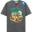 Golden Retriever Beach Shirt, Dog Lover Beach Tee, Summer Graphic T Shirt