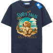 Golden Retriever Beach Shirt, Dog Lover Beach Tee, Summer Graphic T Shirt