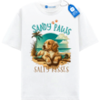 Golden Retriever Beach Shirt, Dog Lover Beach Tee, Summer Graphic T Shirt
