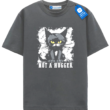 Grumpy Black Cat Tee, Funny Halloween Cat Shirt, Spooky Kitty Gift T Shirt, Cat Lovers Tee