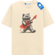 Guitar Cat Tee, Perfect Gift For Cat Dad