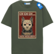Halloween Cat Mask Shirt, Funny Scary Cat Tee, Horror Movie Cat Lover T Shirt, Halloween cat shirt