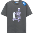 Halloween Cat T Shirt, Skeleton Cat Glow Tee
