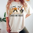 Chick or Treat Shirt – Funny Halloween Chicken T-Shirt – Cute Farm Animal Costume Tee – Poultry Lover Gift Top Chick or Treat Shirt – Funny Halloween Chicken T-Shirt – Cute Farm Animal Costume Tee – Poultry Lover Gift Top