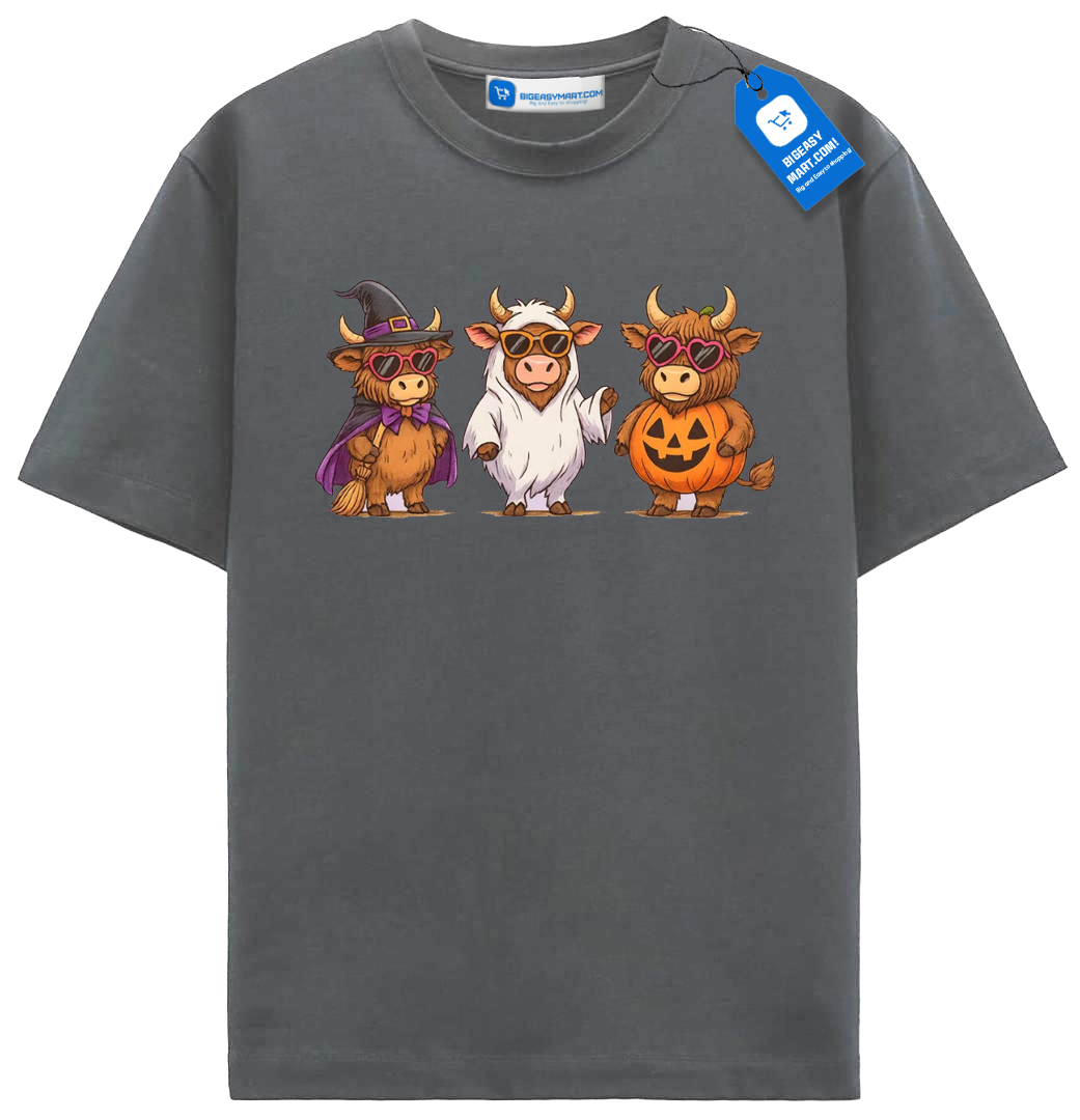 Halloween Cow Shirt, Cow Lover Halloween Shirt Halloween Cow Shirt, Cow Lover Halloween Shirt - Image 2