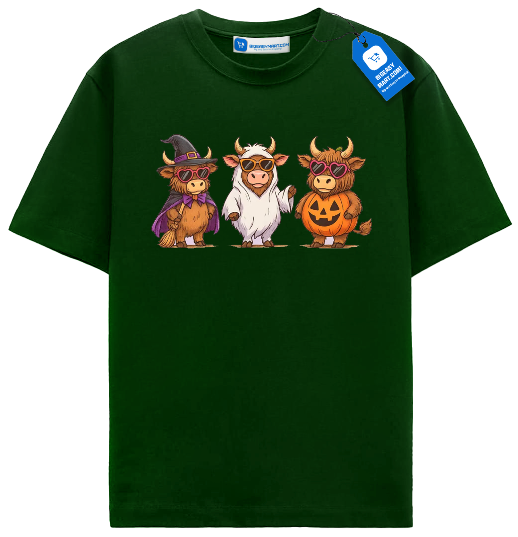 Halloween Cow Shirt, Cow Lover Halloween Shirt Halloween Cow Shirt, Cow Lover Halloween Shirt - Image 3