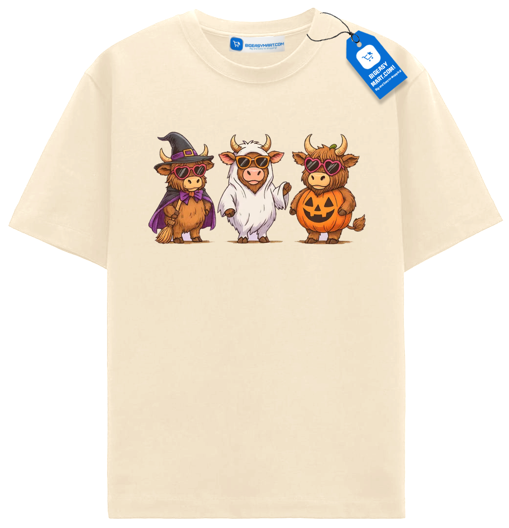 Halloween Cow Shirt, Cow Lover Halloween Shirt Halloween Cow Shirt, Cow Lover Halloween Shirt - Image 4