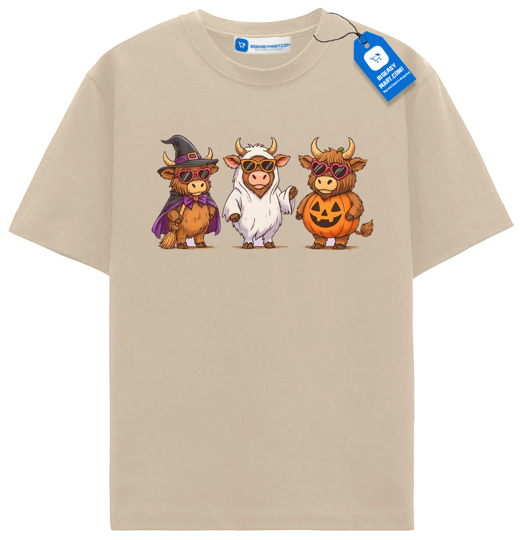 Halloween Cow Shirt, Cow Lover Halloween Shirt Halloween Cow Shirt, Cow Lover Halloween Shirt - Image 7