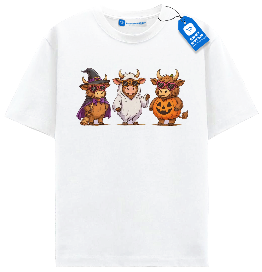 Halloween Cow Shirt, Cow Lover Halloween Shirt Halloween Cow Shirt, Cow Lover Halloween Shirt - Image 8