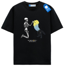 Halloween Dog Shirt, Skeleton And Galaxy Dog Tee