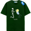 Halloween Dog Shirt, Skeleton And Galaxy Dog Tee
