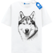 Happy Husky Dog T Shirt, Pet Lover Gift Tee, Cute Winter Dog Shirt