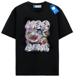 Hippo Vibes Tee, Animal Lover Fashion