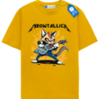 Meowtallica T Shirt, Guitar Cat Tee, Funny Rock Band Cat Shirt, Heavy Metal Cat Lover Gift Tee