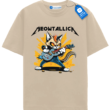 Meowtallica T Shirt, Guitar Cat Tee, Funny Rock Band Cat Shirt, Heavy Metal Cat Lover Gift Tee