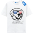 Merica Dog T Shirt, Patriotic Dog Tee