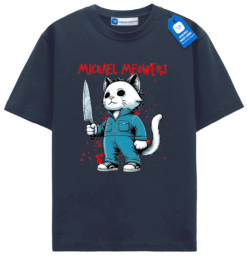 Michael Meowers Tee, Halloween Shirt For Cat Lover