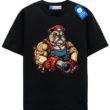 Muscular Bulldog Firefighter T Shirt, Dog Lover Shirt