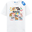 National Puppy Day T-Shirt, Adorable Puppies for Dog Lovers