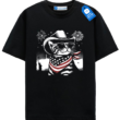Patriotic Cat Cowboy T Shirt, For Cat Lover