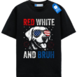 Patriotic Tee For Dog Lovers, Bruh Dog T Shirt