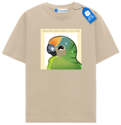 Peach Fronted Conure Tee, Bird Lover Shirt