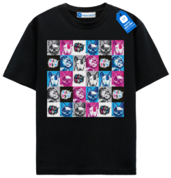 Pop Art Bull Terrier T Shirt, Retro DogTee, Colorful Pet Lover Shirt, Streetwear Top