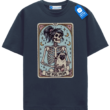 Pug Mom Tarot Card T Shirt, Skeleton Pug Mom Tee