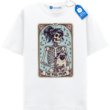 Pug Mom Tarot Card T Shirt, Skeleton Pug Mom Tee