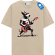 Rockstar Bull Terrier T Shirt Dog Lover Tee