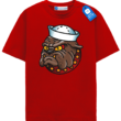 Sailor Bulldog T Shirt, Salty Dog Tee