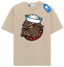Sailor Bulldog T Shirt, Salty Dog Tee